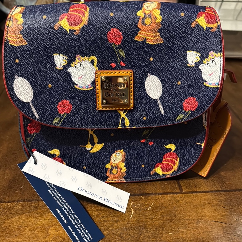 New with tags Beauty & The Beast Dooney & Bourke